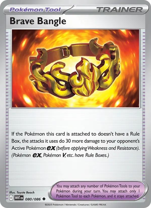 Brave Bangle, Pokémon card