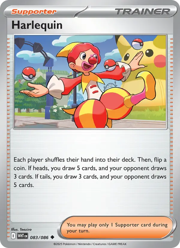 Harlequin, Pokémon card