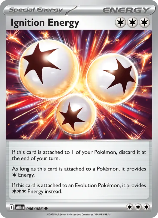 Ignition Energy, Pokémon card