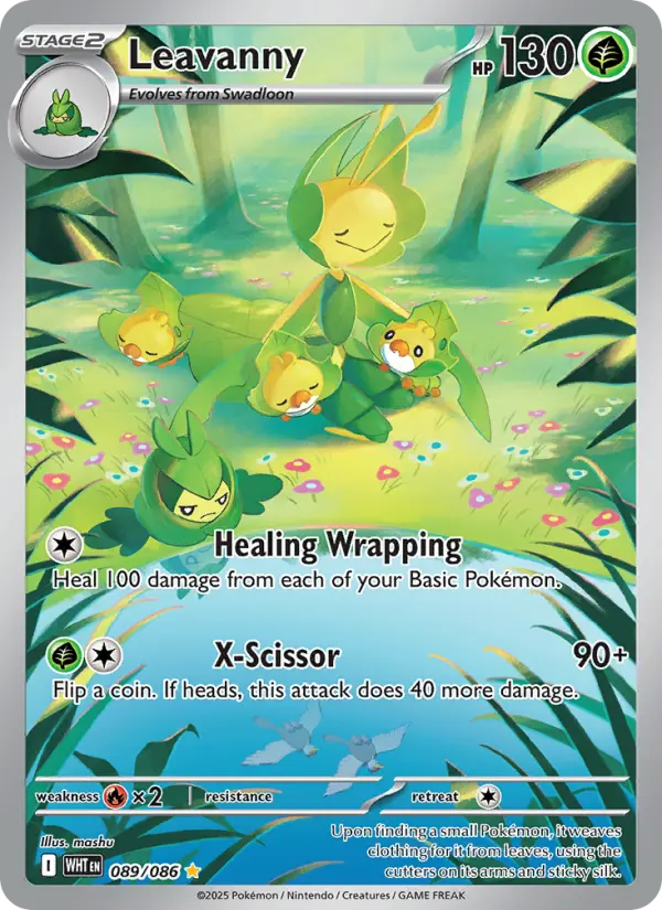 Leavanny, Pokémon card
