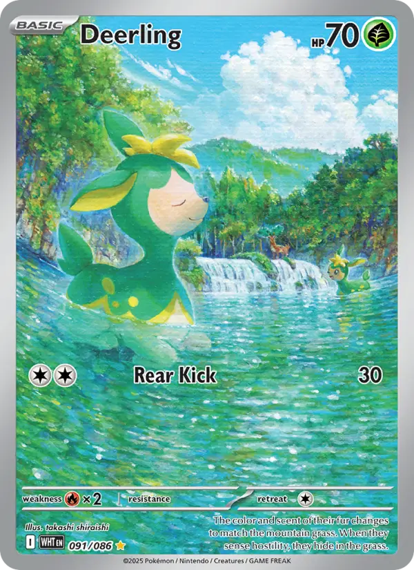Deerling, Pokémon card