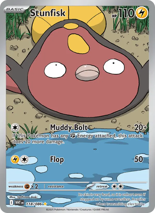 Stunfisk, Pokémon card