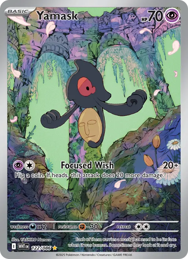 Yamask, Pokémon card