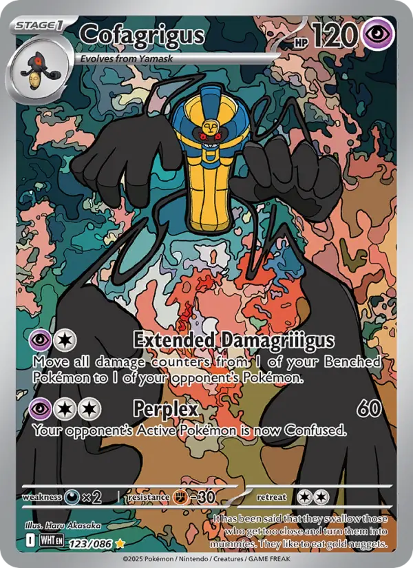 Cofagrigus, Pokémon card