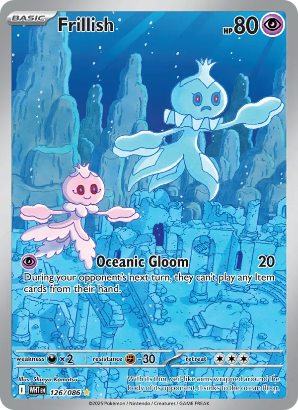 Frillish, Pokémon card