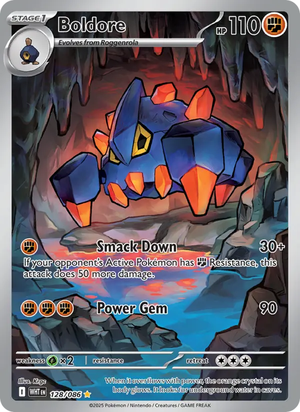 Boldore, Pokémon card