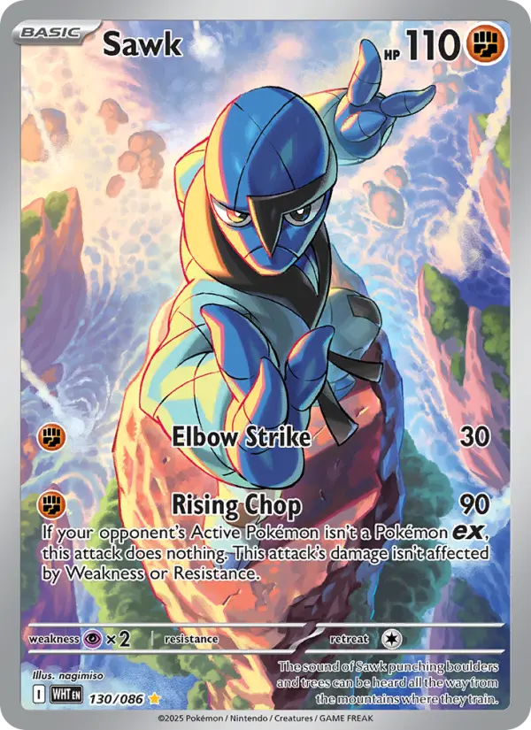 Sawk, Pokémon card