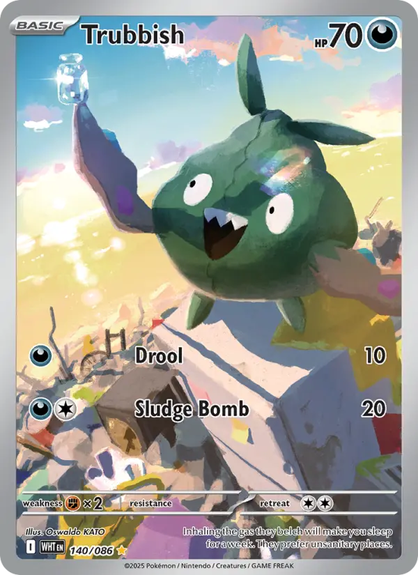 Trubbish, Pokémon card