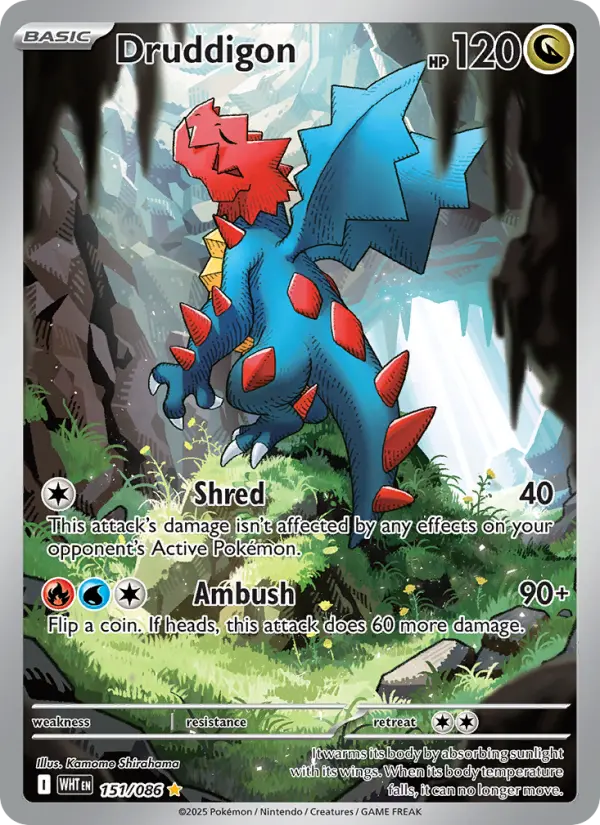 Druddigon, Pokémon card