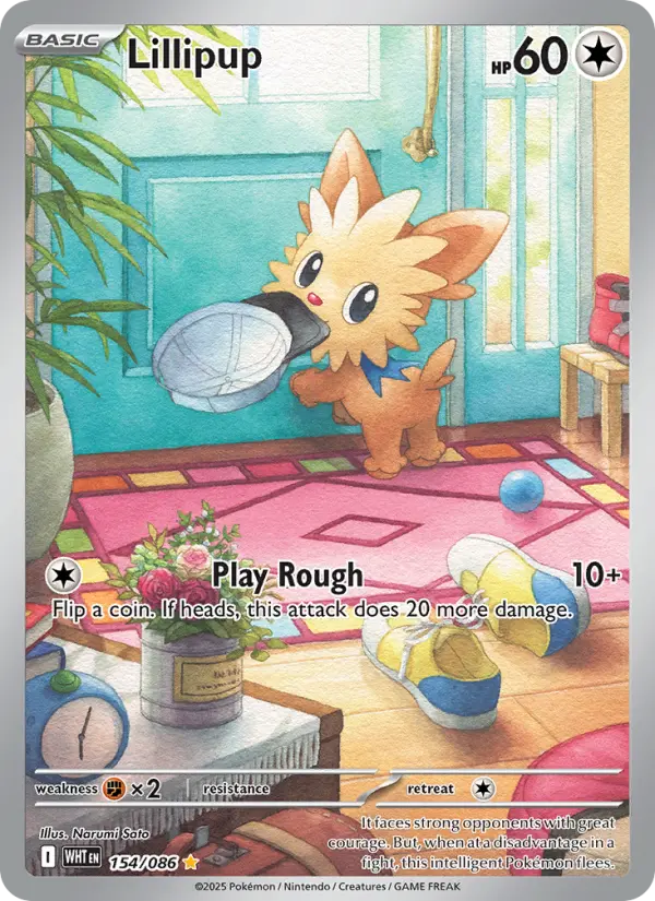 Lillipup, Pokémon card