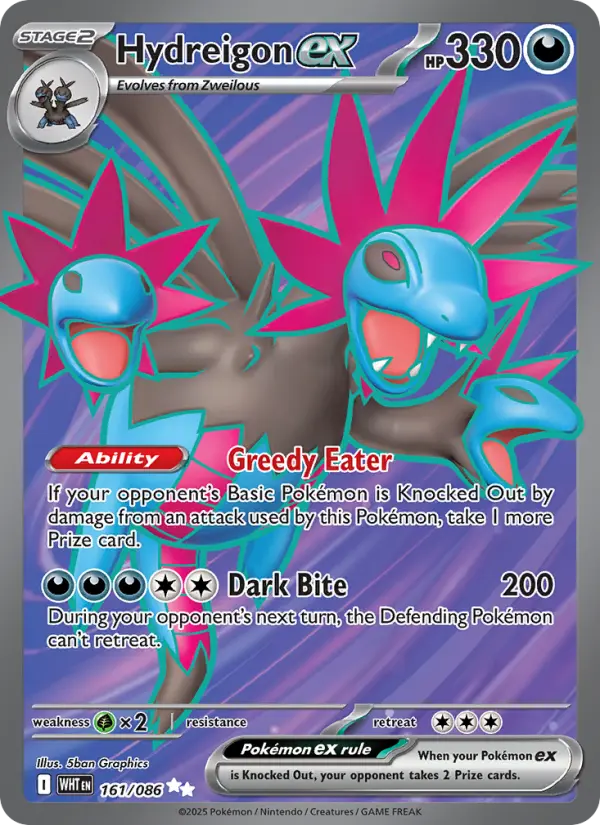 Hydreigon ex, Pokémon card