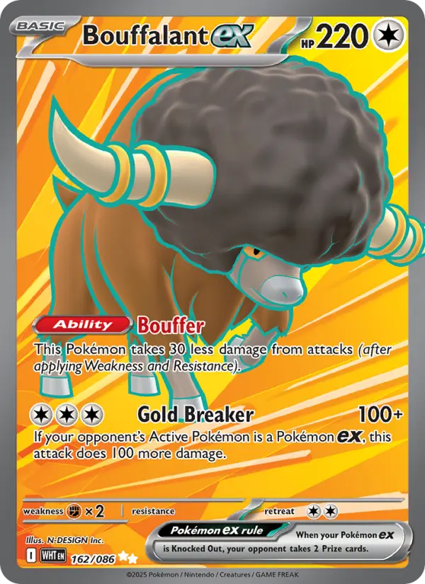 Bouffalant ex, Pokémon card