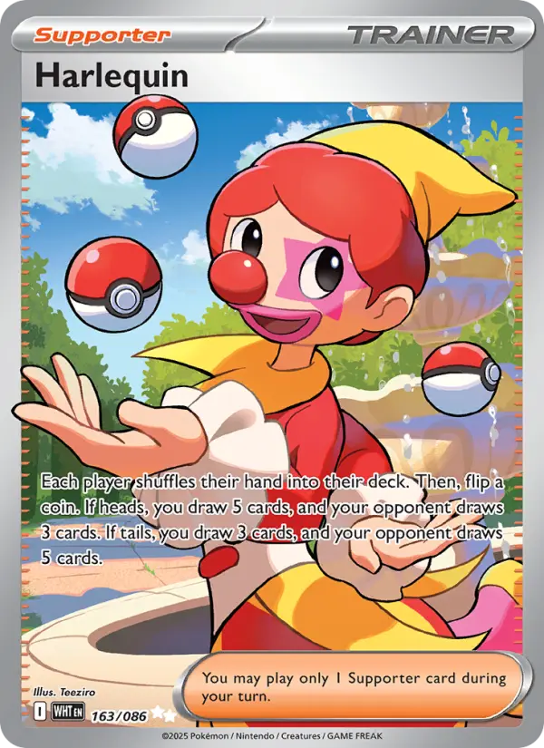 Harlequin, Pokémon card
