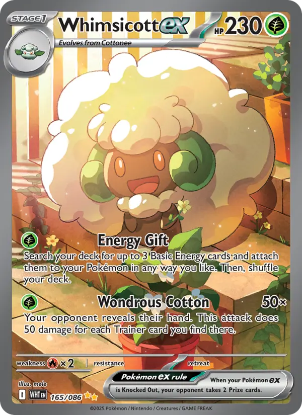 Whimsicott, Pokémon card