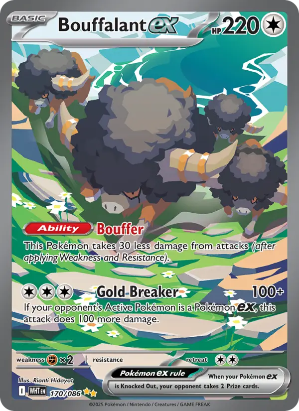 Bouffalant ex, Pokémon card
