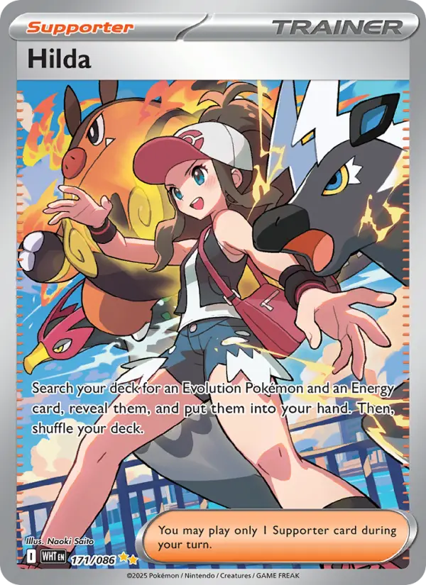 Hilda, Pokémon card