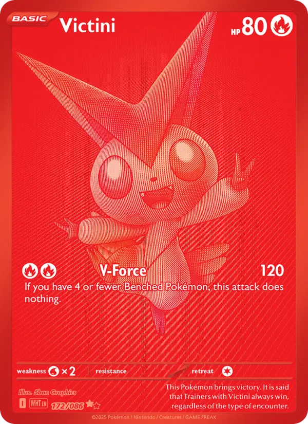 Victini, Pokémon card