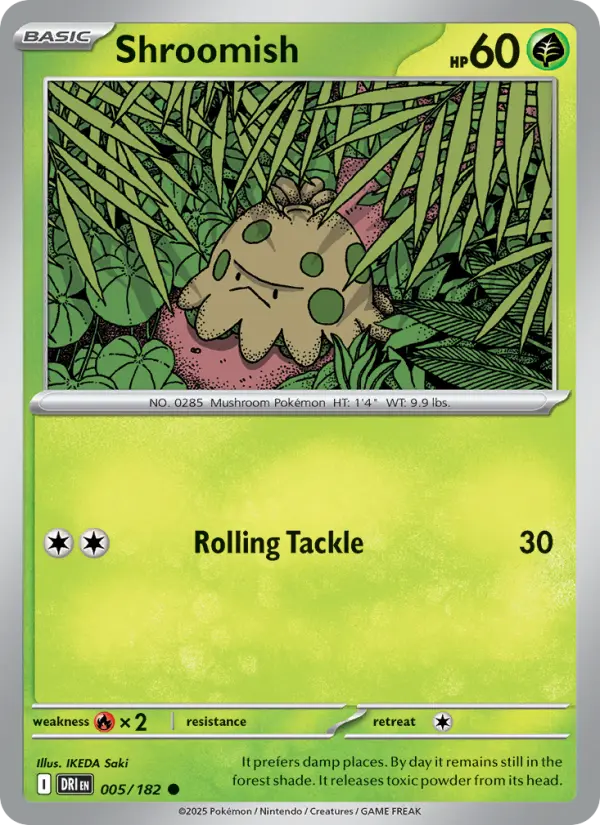 Shroomish, Pokémon card