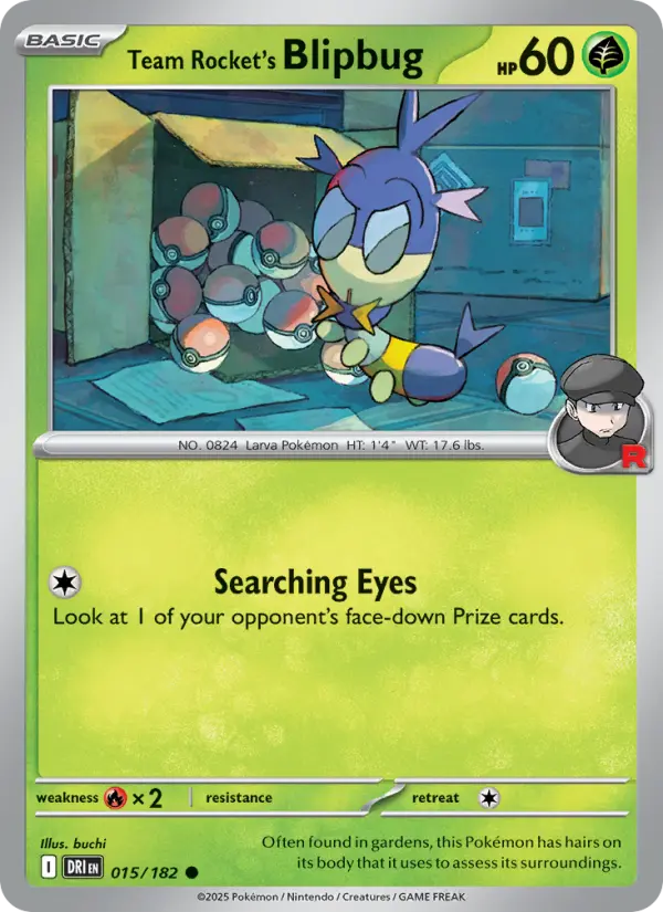 Team Rocket's Blipbug, Pokémon card