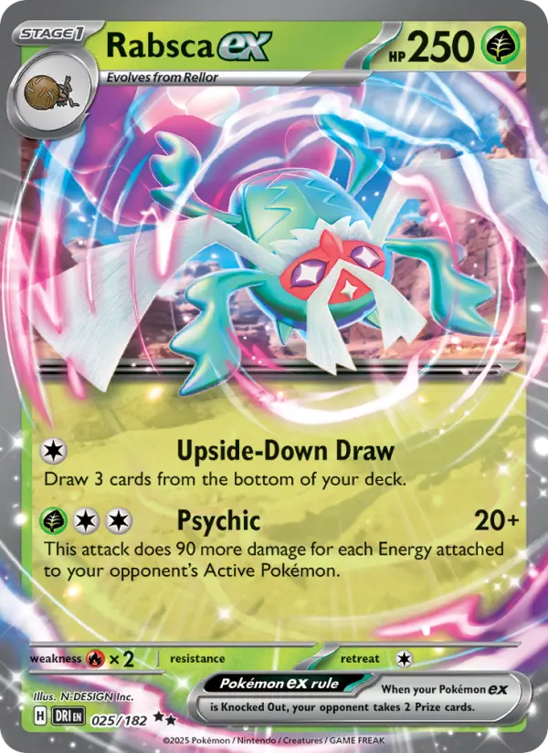 Rabsca ex, Pokémon card