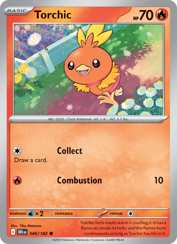 Torchic, Pokémon card