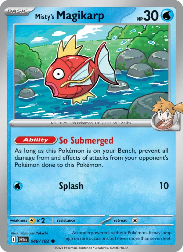 Misty's Magikarp, Pokémon card