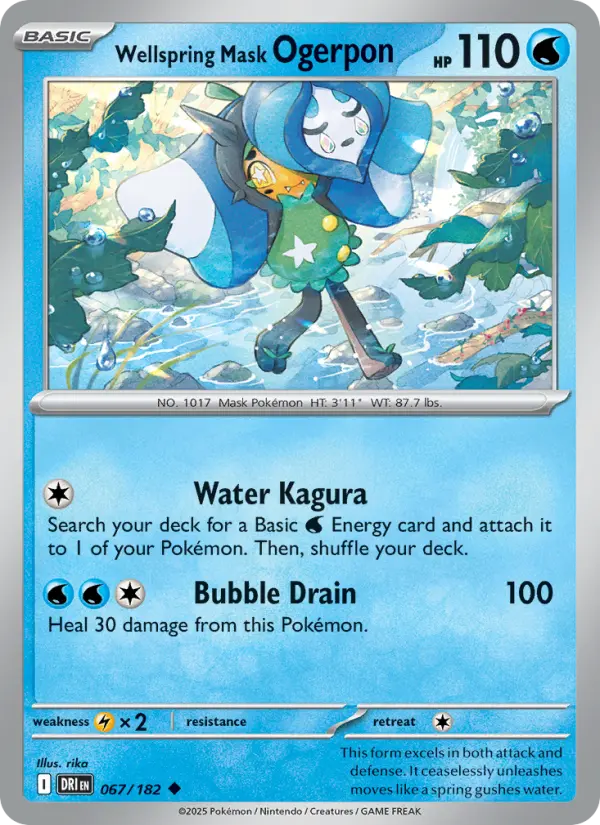 Wellspring Mask Ogerpon, Pokémon card