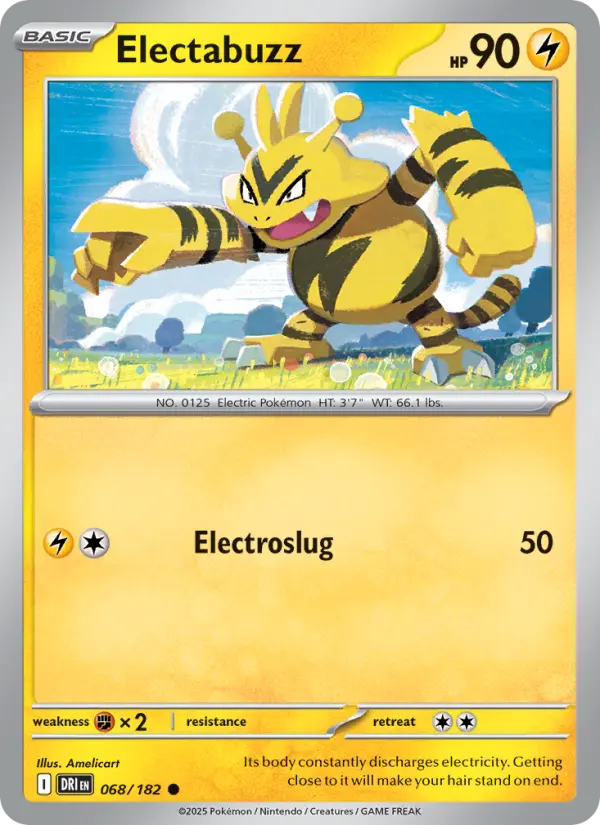 Electabuzz, Pokémon card