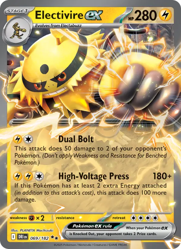 Electivire ex, Pokémon card