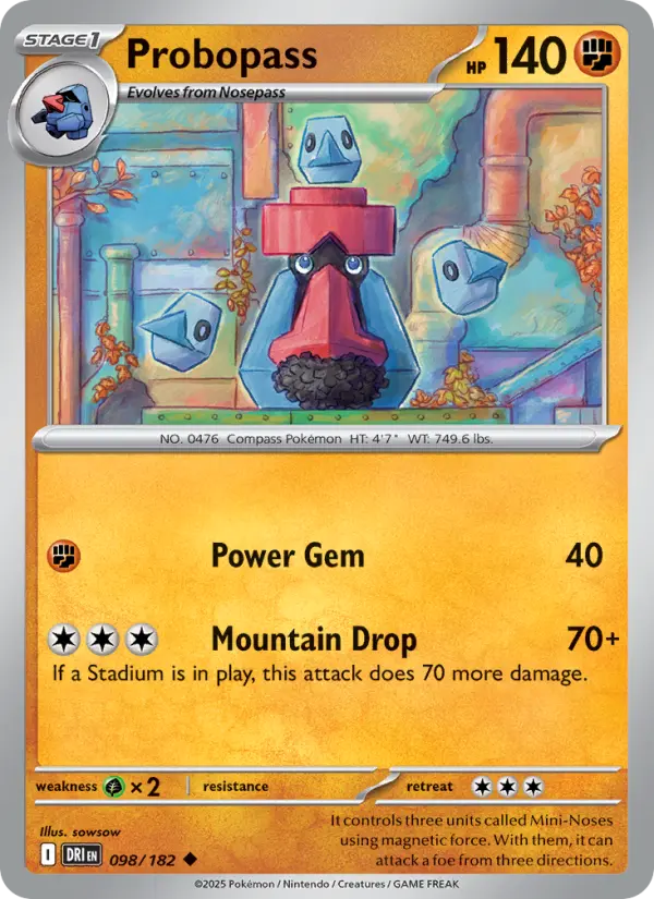 Probopass, Pokémon card
