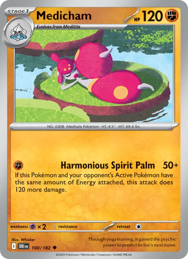 Medicham, Pokémon card