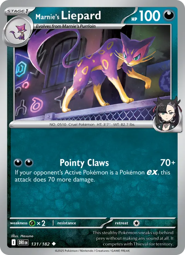 Marnie's Liepard, Pokémon card