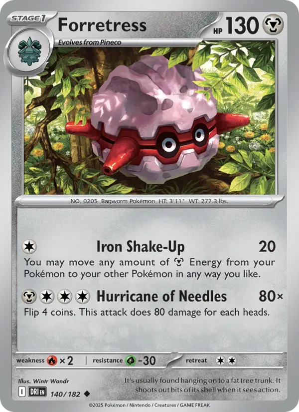 Forretress, Pokémon card