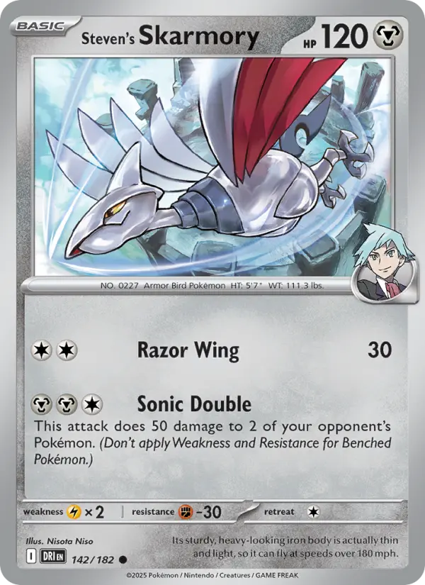 Steven's Skarmory, Pokémon card