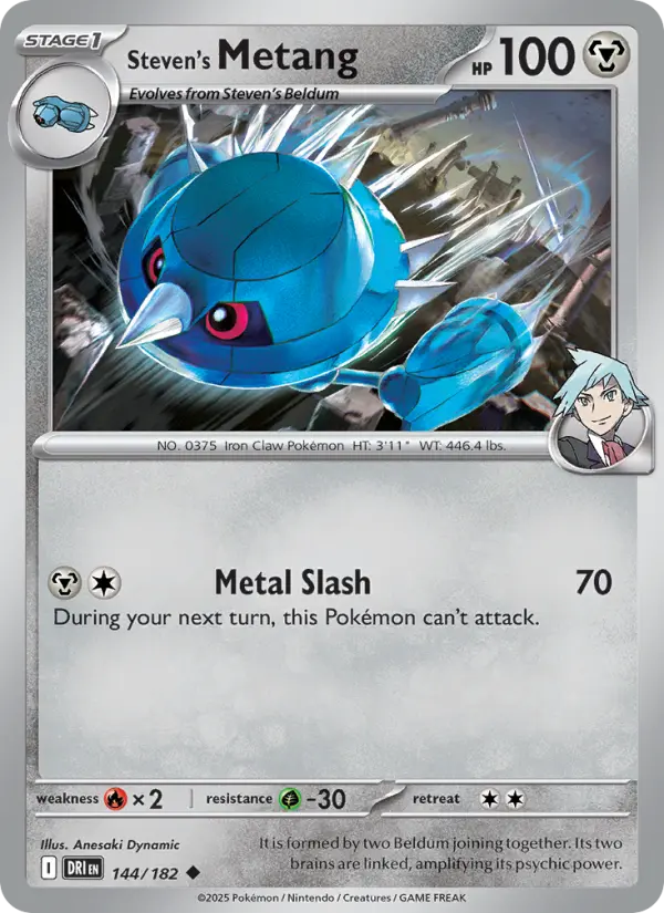 Steven's Metang, Pokémon card