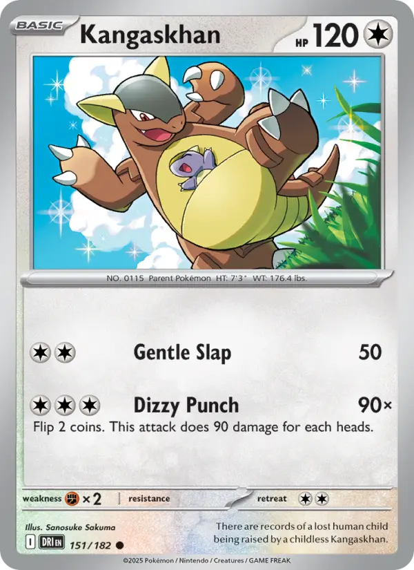 Kangaskhan, Pokémon card