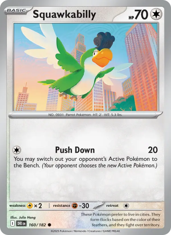 Squawkabilly, Pokémon card