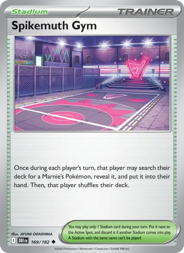 Spikemuth Gym, Pokémon card