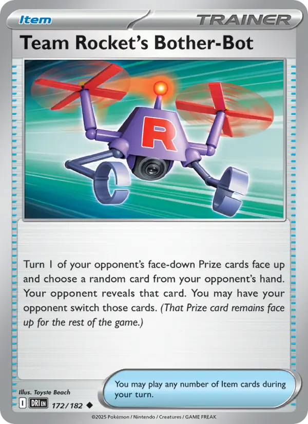 Team Rocket's Bother-Bot, Pokémon card