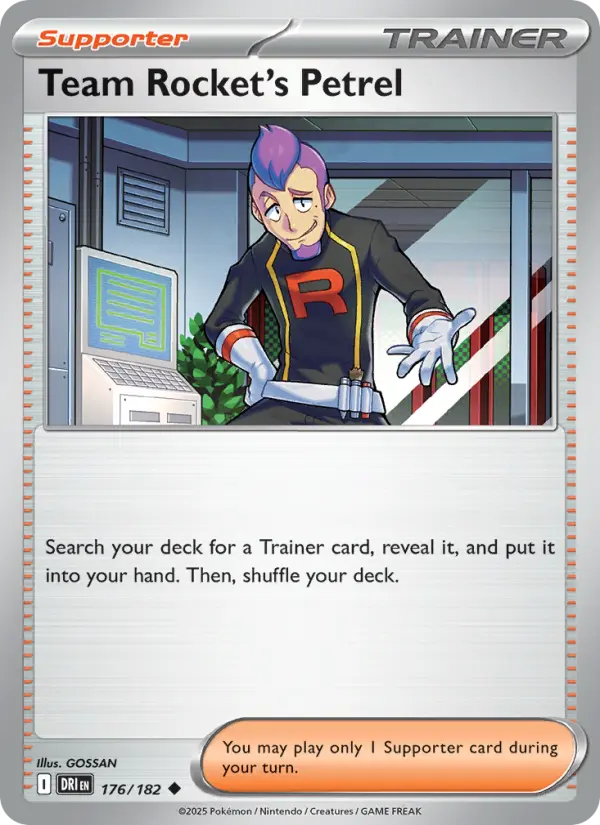Team Rocket's Petrel, Pokémon card