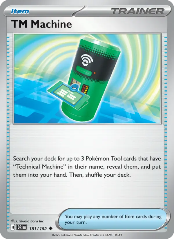 TM Machine, Pokémon card