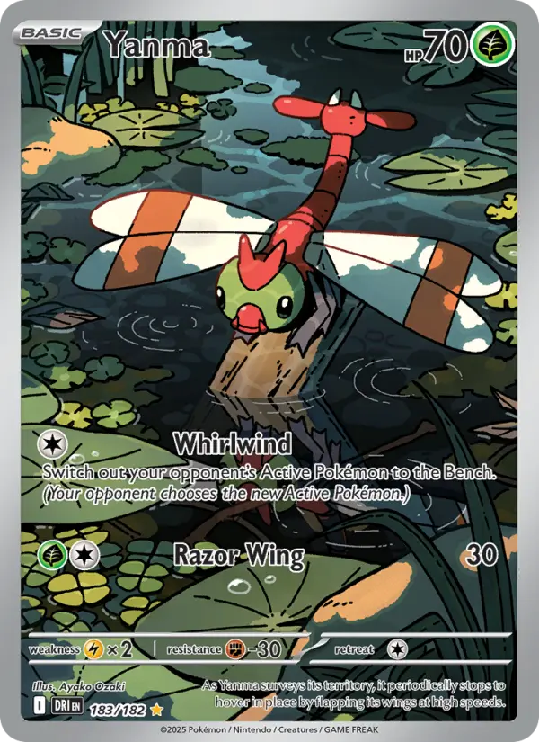 Yanma, Pokémon card