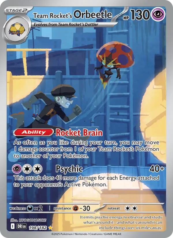 Team Rocket's Orbeetle, Pokémon card