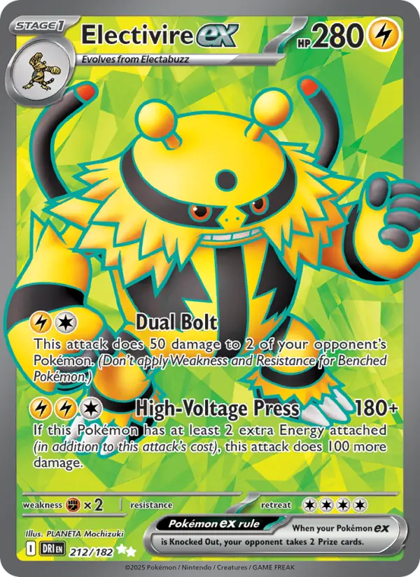 Electivire ex, Pokémon card