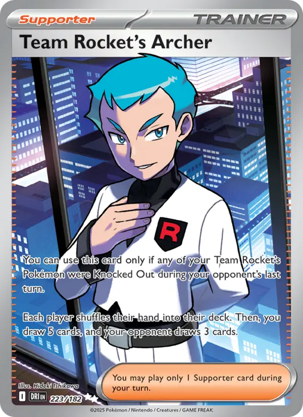 Team Rocket's Archer, Pokémon card