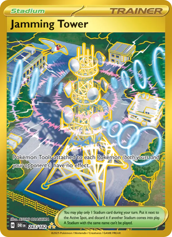 Jamming Tower, Pokémon card