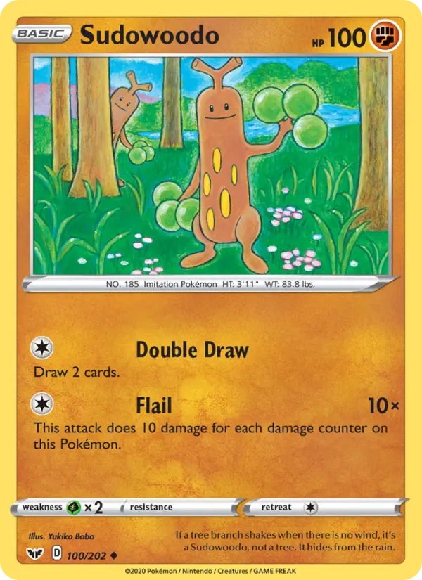 Sudowoodo, Pokémon card