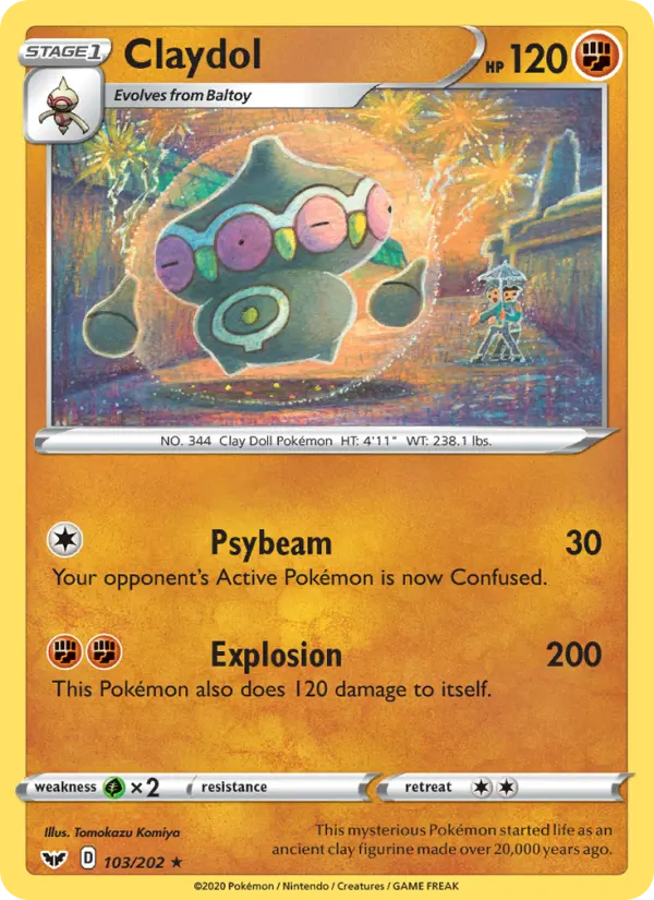 Claydol, Pokémon card