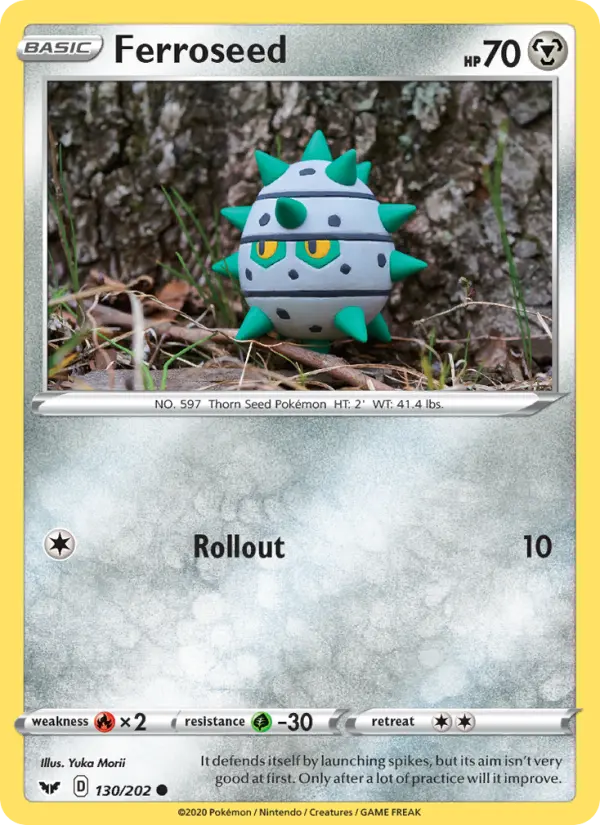 Ferroseed, Pokémon card