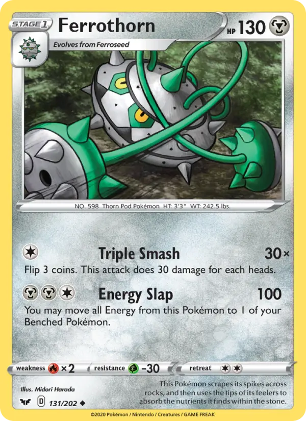 Ferrothorn, Pokémon card